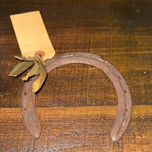 Antique rustic Horseshoe Home Accent
